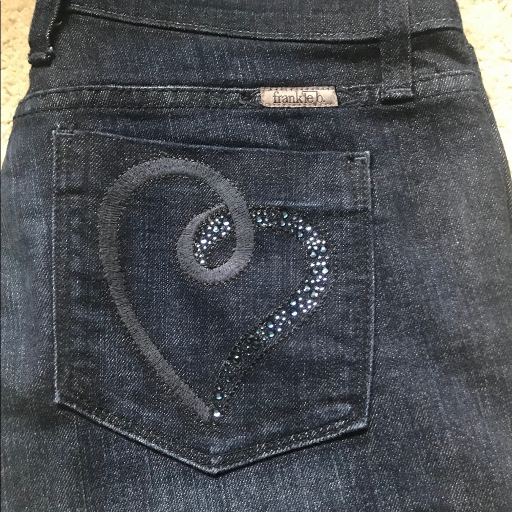Frankie B Heart Pocket Jeans